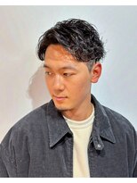 クレアメンズ 横浜能見台(CREA men's)&nbsp;横浜ニュアンスパーマメンズ大人パーマ毛流れワンカールパーマ