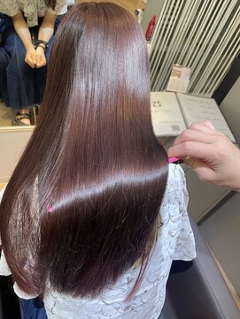 ジエクト ヴィシア(The Ect VIXIA) 裾カラー/チェリーピンク/髪質改善カラー/レッドブラウン