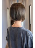 佐賀/髪質改善ヘアカラー/ショートボブ/切りっぱなし/アッシュ