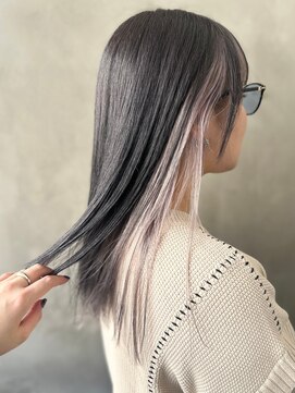 マム(mamu) ホワイトピンク/インナーカラー