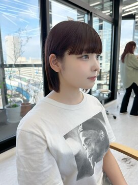 ビューナゴヤ 名駅(VIEW NAGOYA) 似合わせカット/ショートボブ/小顔ヘア/メルティカラー/くせ毛