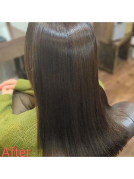 セレスト 心斎橋店(CELESTE) 【尾笹専用】カット＋オリジナルダメージレス縮毛矯正＋Tr