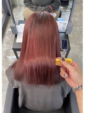 シエンゴールド(CIEN gold) 髪質改善トリートメント/髪質改善/ワインレッド#浜松駅#カラー