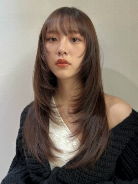 ロンド メリー 大宮(Lond merry) ブリーチなしチェリーブラウン髪質改善縮毛矯正酸性ストレート