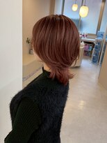 エトレ(etore)&nbsp;ミディアムレイヤー/ピンクブラウン/似合わせカット