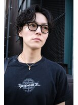 スピンオフシフト(SPIN-OFF SHIFT)&nbsp;シャドウパーマ×センターパート