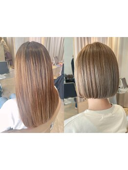 【元住吉】白髪を活かして上品で大人可愛いスタイルをご提案します♪［白髪染め/リタッチ/白髪ぼかし］