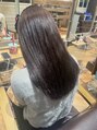 オーブ ヘアー カノン 横浜2号店(AUBE HAIR kanon)&nbsp;ダークラベンダーカラー季節感カラー
