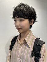 サロンドジョー(salon de joe) コンパクトマッシュハンサムショートボブニュアンスパーマ横浜