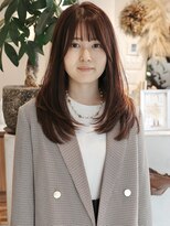 ウィム(wim)&nbsp;『ミディアムレイヤー』ラベンダーピンク/ハッシュカット