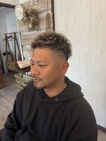 ラニ ヘアーアイラッシュ(lani hair eyelash)&nbsp;メンズツーブロック×プラチナベージュ