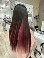 グク(GUK)&nbsp;インナーカラー　ピンク