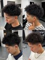 アンドメゾンオム(&Maison. homme) スパイキーショート×ピンパーマで一味違ったスタイルを実現