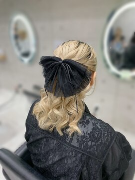 ヘアセットクラン リリー 東梅田店(hair set Clan lily) ハーフアップ/梅田ヘアセット