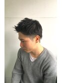 ツーブロックショート
