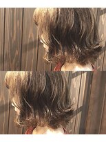 ヘアールームキュー(HAIR ROOM quu+)&nbsp;ワンブリーチでミルクティーカラー☆