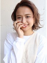 マーケット(MARKET)&nbsp;【MARKET】無造作カール×マーメイドアッシュ×大人ボブ