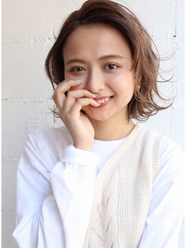 マーケット(MARKET) 【MARKET】無造作カール×マーメイドアッシュ×大人ボブ