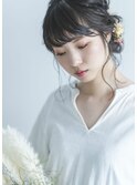 【uta*_girls】二次会ハーフアップ×結婚式×ルーズ