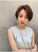 【sand 銀座】短すぎないキレイショートボブ