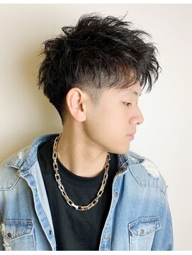 ブランコジーサウス(BLANCO G South) 【BLANCO】ショートマッシュ×ツイストパーマ