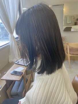 マロウ(mallow) 《花屋併設》リラクシーボブ@20代30代40代@COTAトリートメント