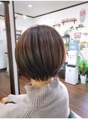《OLAPLEXケアカラー》束感ショート☆