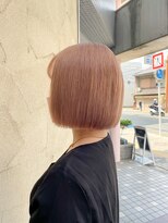 タイドヘア 茨木店(TIDE HAIR) ミルクティー×ボブ