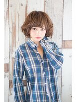 フェイス 赤羽店(face) ペールベージュセクションカラーグラデーションカラー外ハネボブ