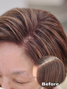 モイ(moy) 脱白髪染め!ロッド式白髪ぼかしハイライト/グラデーションカラー