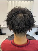 □カルマパーマ#マッシュパーマ#ウルフ#アッシュブラック