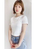 大人女性◆艶レイヤー前髪ピンクベージュ 髪質改善 縮毛矯正