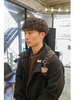 スレイ 西宮(SLAY)&nbsp;波巻きハイライトアップバングツーブロックマッシュ