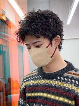 ポート 浦和(PORT) スパイキーショートツイストスパイラルパーマメンズマッシュ