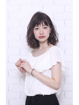 ヘアージェニック(hair genic) ふんわりミディ