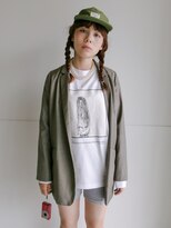 ローレンアオ(LOREN AO)&nbsp;ミルクティーベージュダブルカラーインナーカラーケアブリーチ