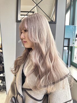 ジルバイジゼル(JILL by GiseL) K_ミルクティーベージュダブルカラーインナーカラーケアブリーチ