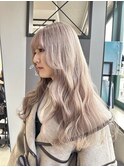K_ミルクティーベージュダブルカラーインナーカラーケアブリーチ