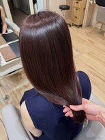 ボネッカ 鶴見(BONECCA)&nbsp;ブラウンラベンダーレッドイルミナカラー