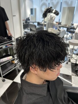 オーシャントーキョー(OCEAN TOKYO) メンズパーマツイスパ波巻きスパイラルマッシュセンターパート