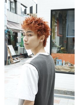 ルーカス(LUCAS) スパイキーショート×オレンジカラー