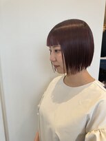 ラグ バイ シゲルカットクラブ 神田久志本店(lag)&nbsp;オン眉×オレンジボブ