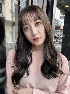 カムジーヘッドカミノウラ(COMEGHEAD KAMINOURA) ケアブリーチなしダブルカラーミルクティーベージュカラー上通り