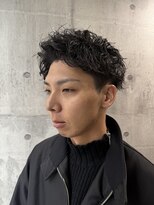 メンズアンダーバーホワイト 南海難波店(Men's _WHITE)&nbsp;スパイキーパーマ