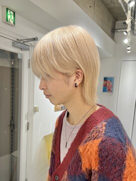 ペレ 渋谷(PELE) ニュアンスパーマ/韓国マッシュ/スパイキーショート/渋谷