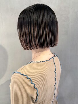 アルバム 池袋(ALBUM) フェミニンロングマロンベージュメルティカラー_ba539831