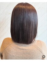ラフヘアーアンドスパ(Luffhair&spa)&nbsp;アッシュパールで柔らかい色味のボブスタイル♪