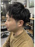 【WAVY】ツイストスパイラル×アップバングショート