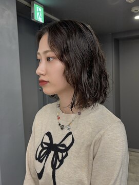 ジアン テラス(GIEN TERRASSE) ボブパーマ/ニュアンスパーマ/顎下5センチボブ@重里