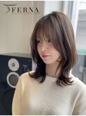 【大人可愛い透明感ミディ】
